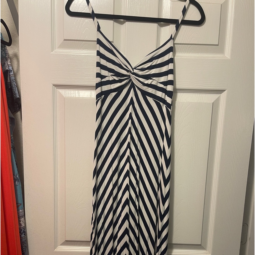 Blue and White summer maxi